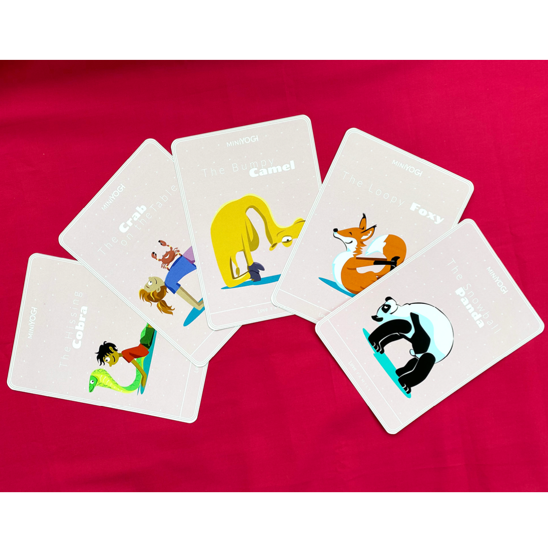 [MiniYOGI] Box of 50 kids Yoga Cards