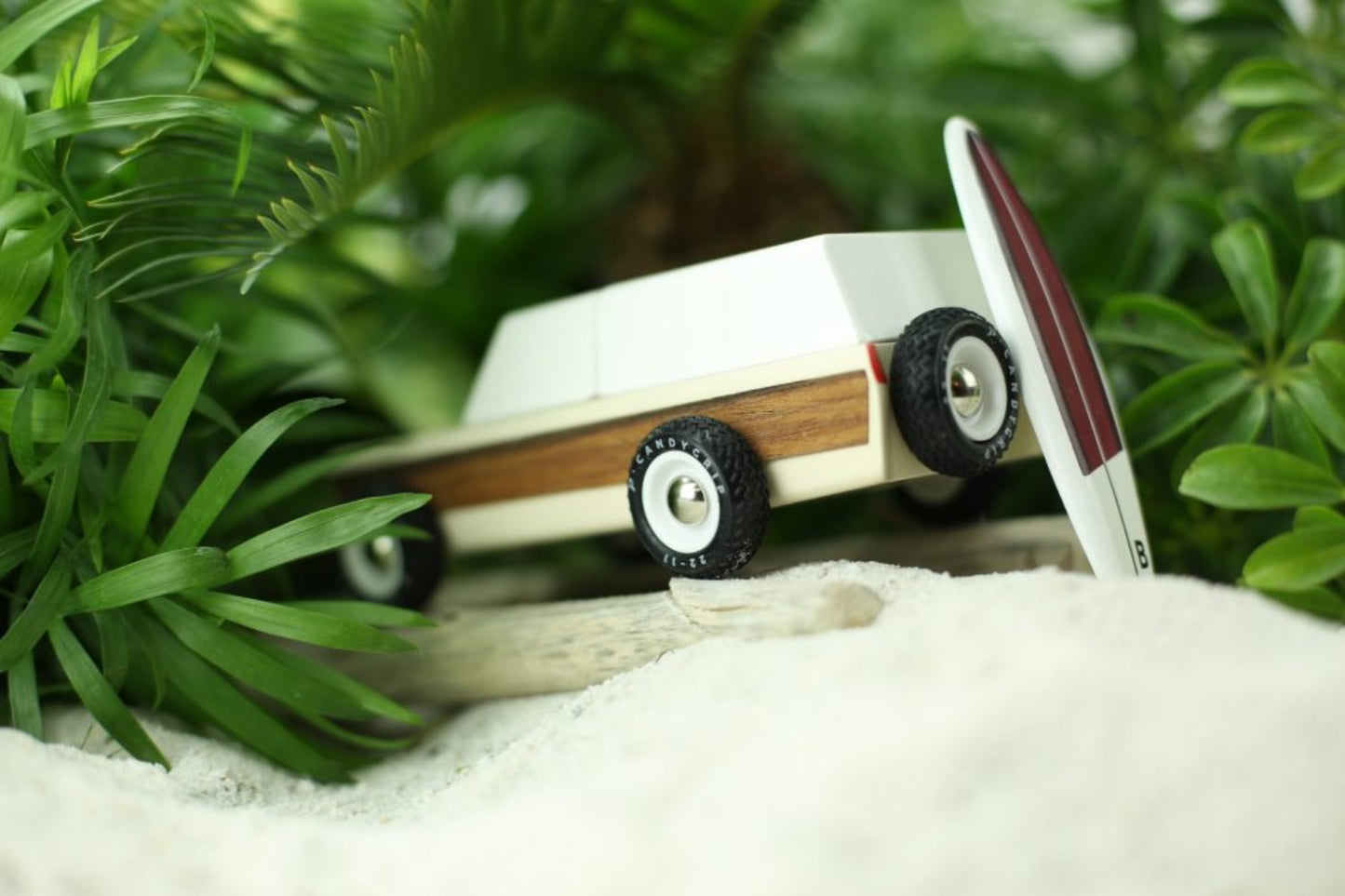Pioneer Yucatan Wooden Toy Car with Canoe