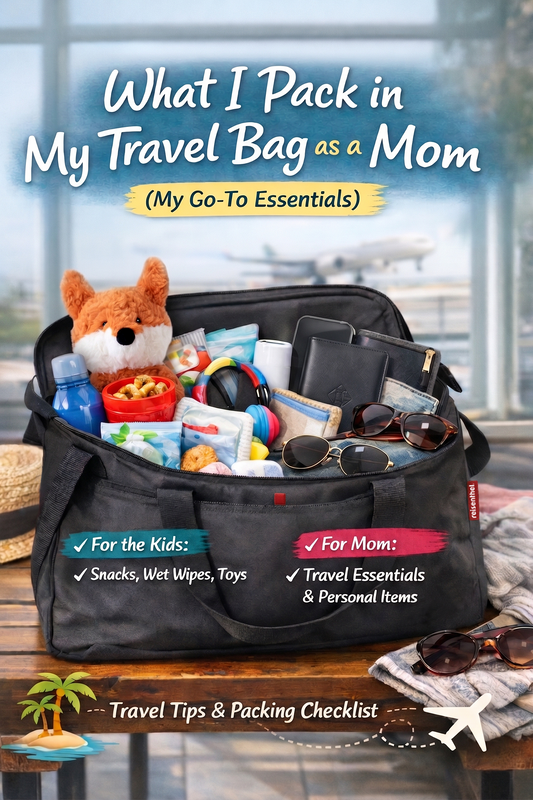 What I Pack in My Travel Bag as a Mom (Complete Checklist)