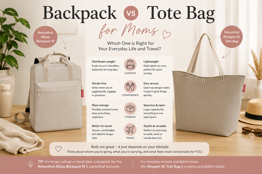 Backpack vs Tote Bag for Moms - Which One is Better?