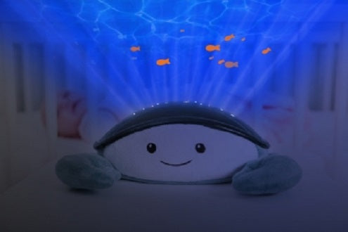 Cody the crab – projector with moving waves and swimming fish