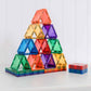 [Connetix Tiles] 42 Piece Rainbow Square Pack | Educational Magnetic Tiles Learning Toy