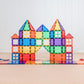 [Connetix Tiles] 60 Piece Rainbow Starter Pack | Educational Magnetic Tiles Learning Toy