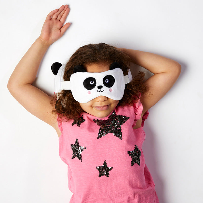 Kids Travel Pillow & Eye Mask - Panda