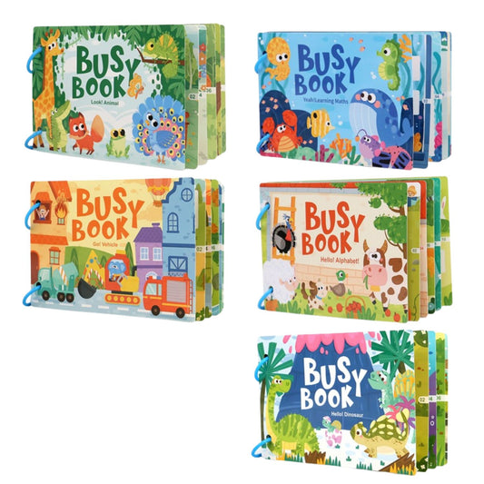 Early Learning Activity Montessori Book Bundle of 5