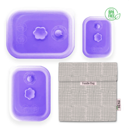Purple / Grey Checkered
