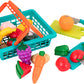 [B. Toys by Battat] Farmers Market Food Basket with Fruits and Vegetables