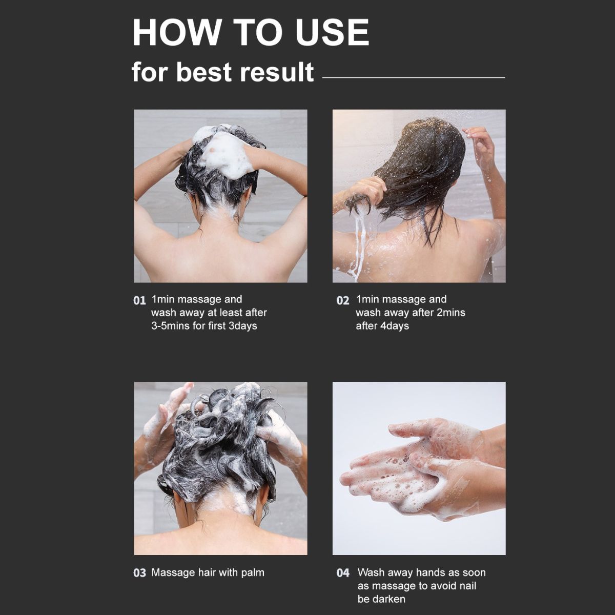 [Pogonia] Mokamang Black Hair Shampoo 300ml