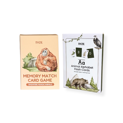 Early Learning Alphabet Flash Cards & Memory Card Game Bundle