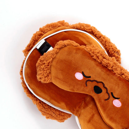 Kids Travel Pillow & Eye Mask - Gigi Poodle