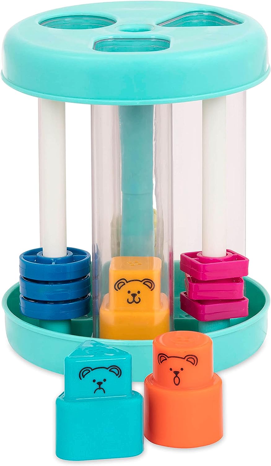 [B. Toys by Battat] Shape and Sound Sorter, Colorful Sorting Toy ...