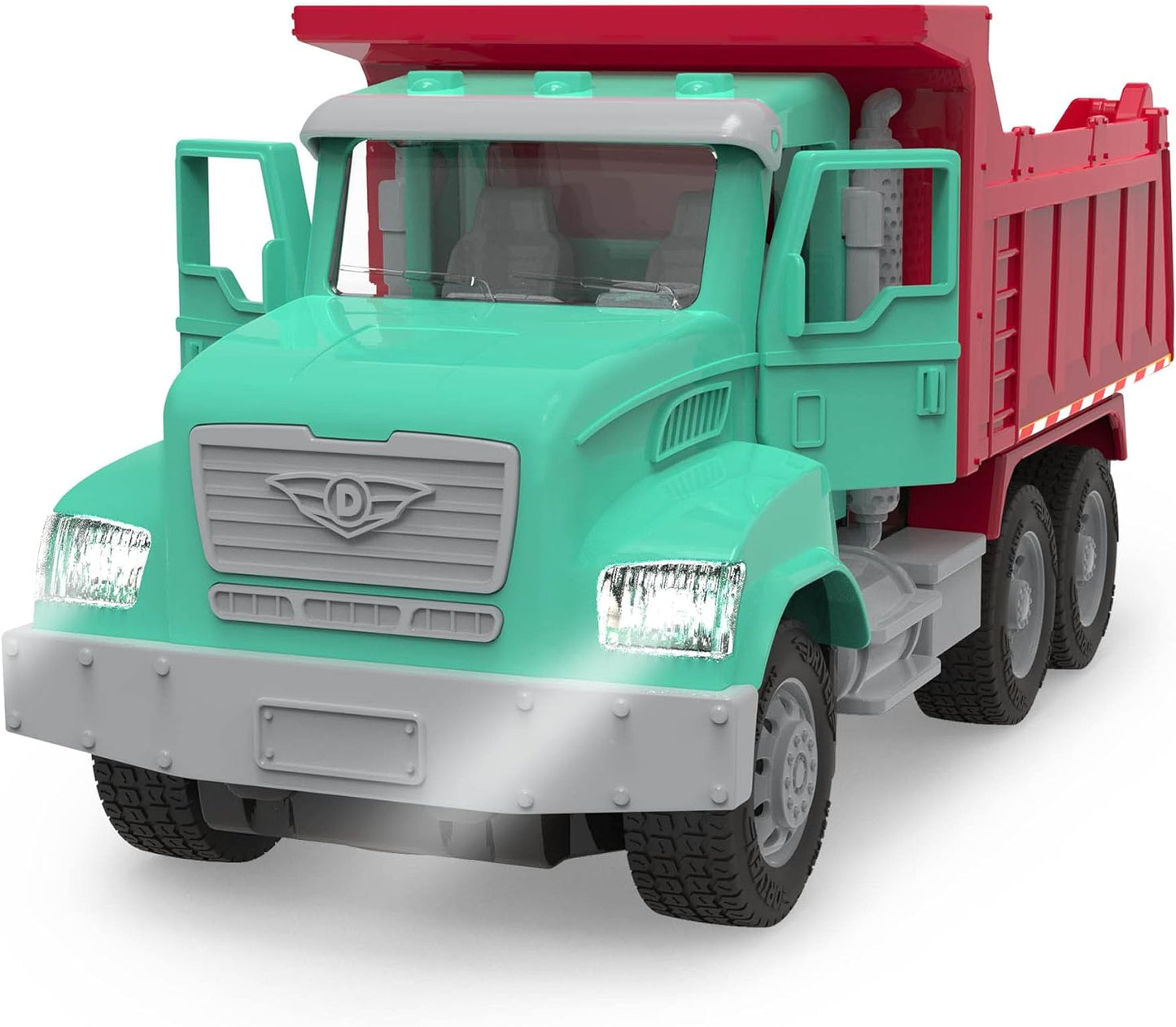 [Driven by Battat] Remote Control Micro Green Dump Truck with Realistic Lights and Sounds