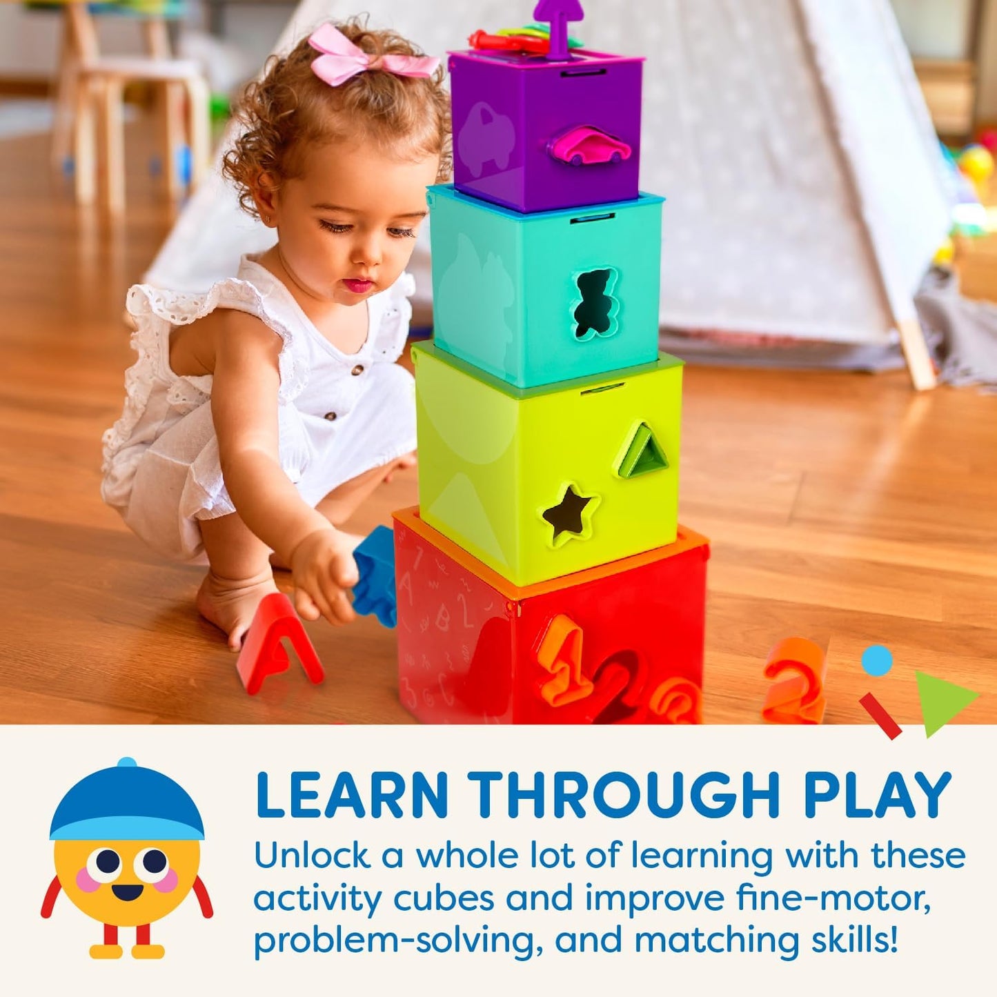 Lock & Learn Activity Cubes