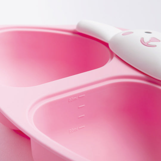[VIIDA] JOY Charming Rabbit Food Divider - Pink