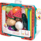 [B. Toys by Battat] Farmers Market Food Basket with Fruits and Vegetables