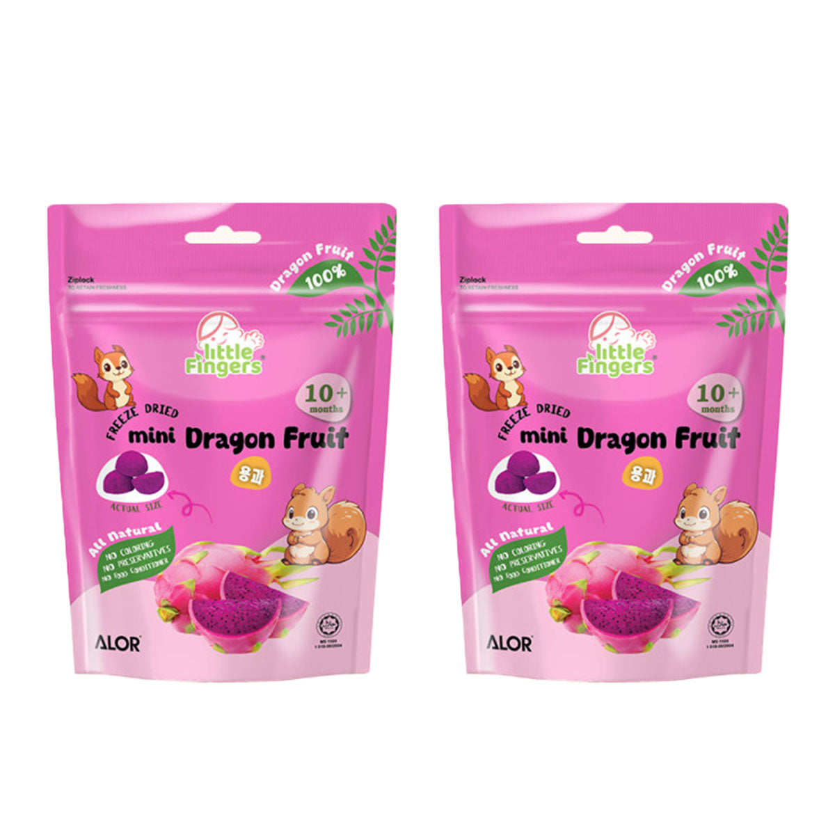 Little Finger Freeze Dried Mini Fruit - Dragon Fruit