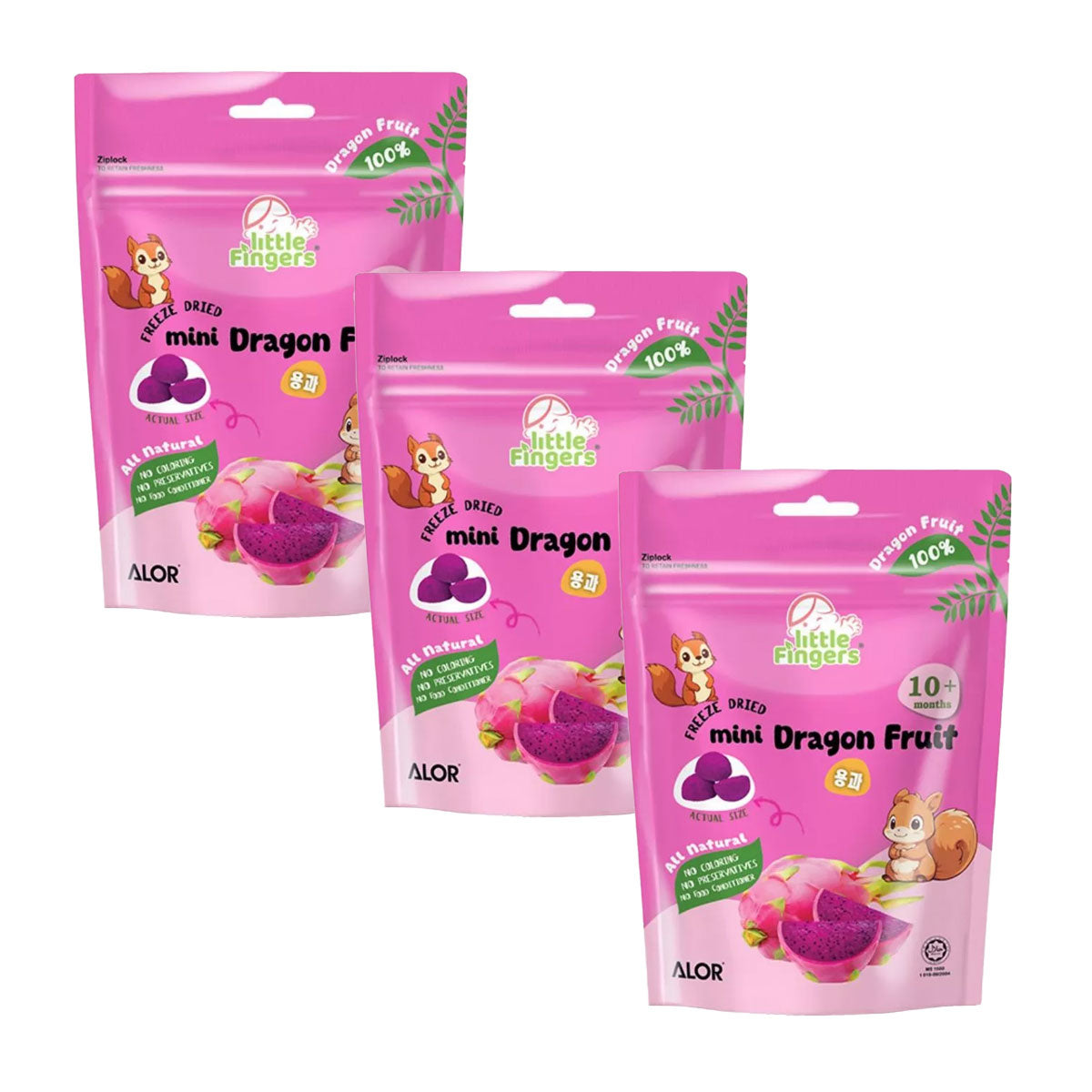 Little Finger Freeze Dried Mini Fruit - Dragon Fruit
