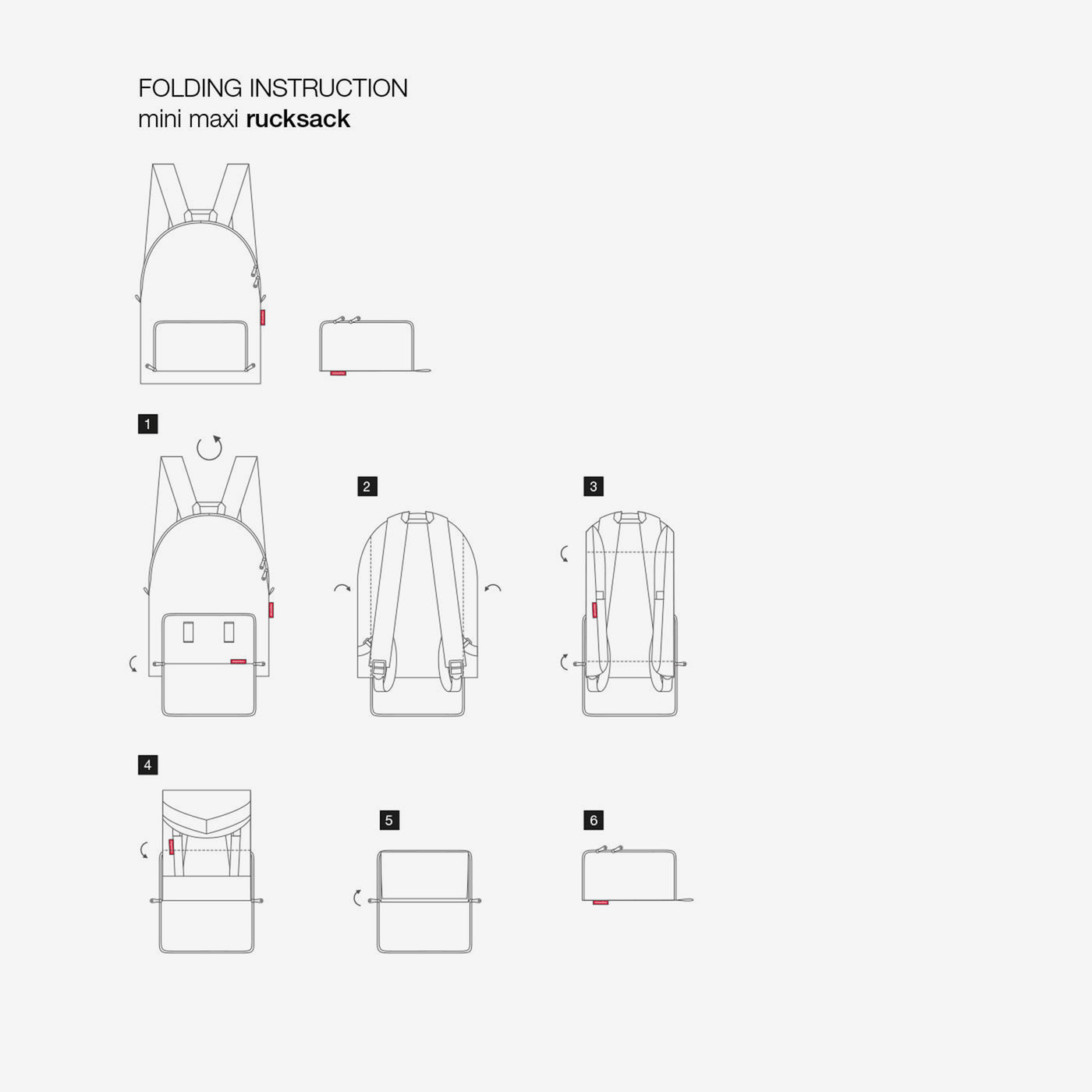 Mini Maxi Rucksack Backpack