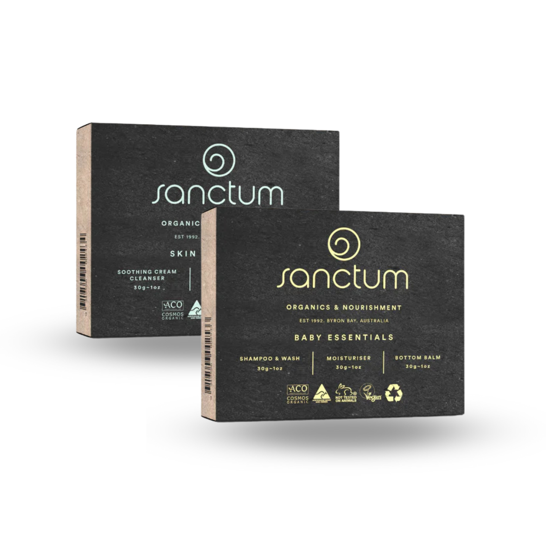 Baby Essentials 3-in-1 + Skin Essentials 3-in-1 Bundle | Organic | Travel Size