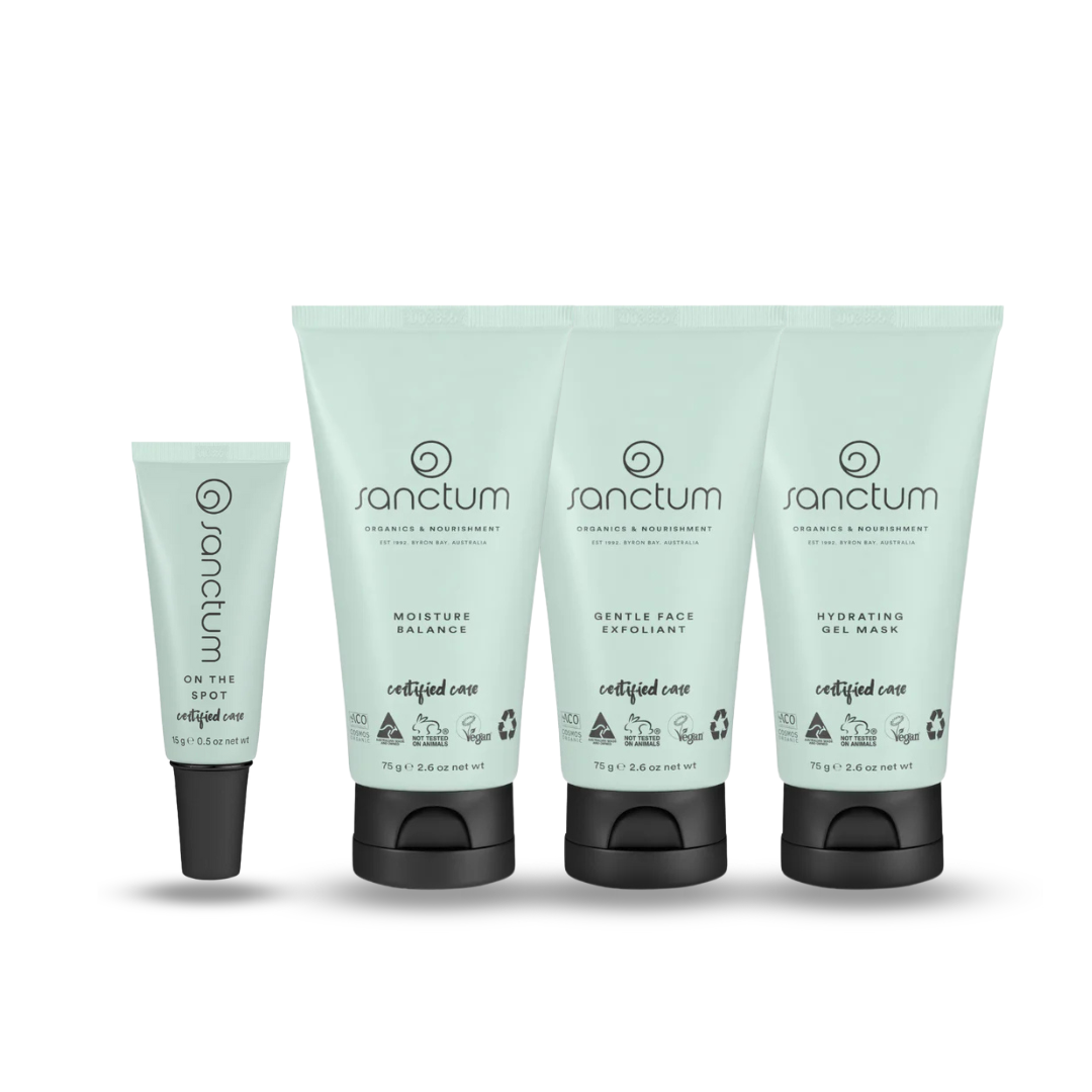 4-in-1 Organic Night Time Routine Holy Bundle | Oily, Combination, Acne-Prone Skin