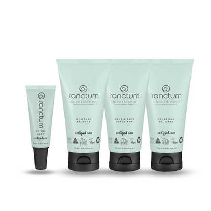 4-in-1 Organic Night Time Routine Holy Bundle | Oily, Combination, Acne-Prone Skin