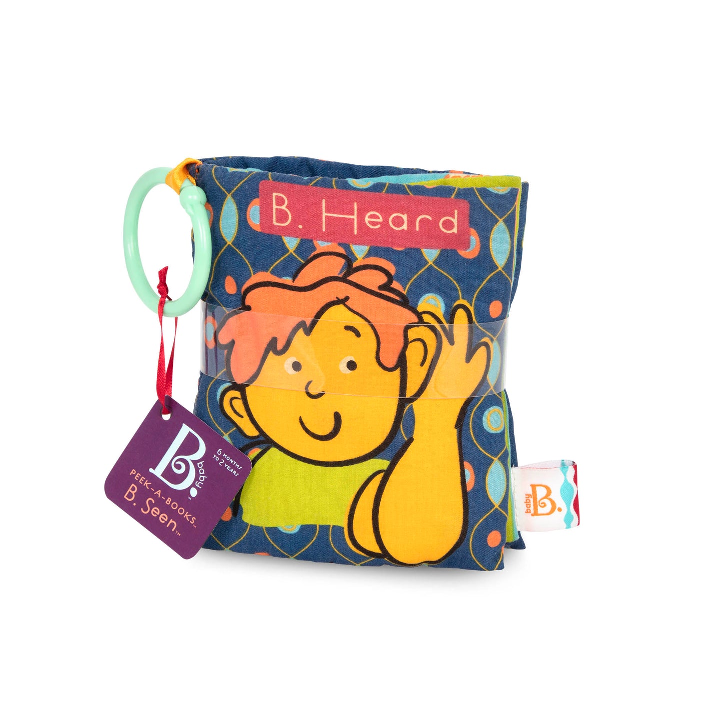 Peek-A-Books B. Heard & B. Seen - Sensory Fabric Books Set