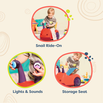 Buggly Wuggly Snail Ride-On