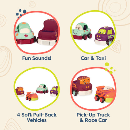 Wheeee-ls! Pull Back Cars