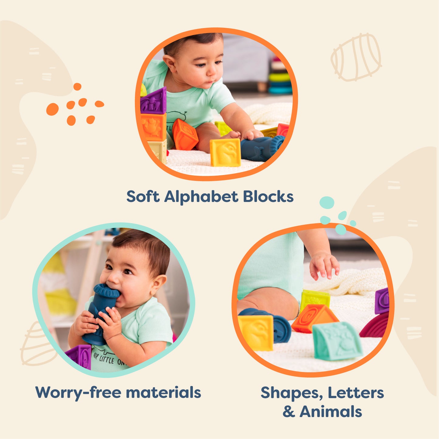 Elemenosqueeze Stacking Blocks
