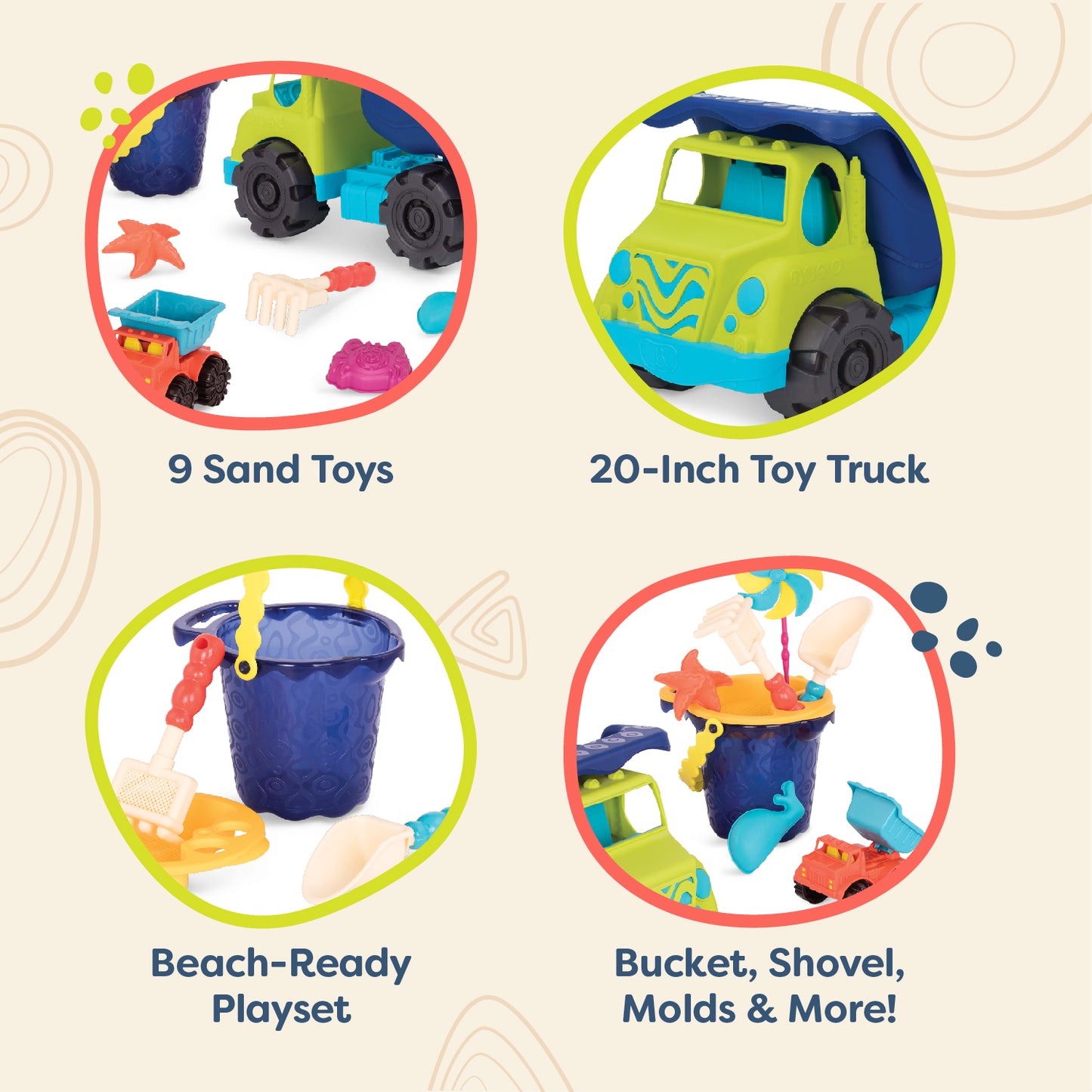 Colossal Cruiser Truck & Sand Ahoy! Bucket