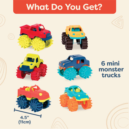 Mini Monster Trucks Set (6pcs)