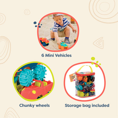 Mini Monster Trucks Set (6pcs)