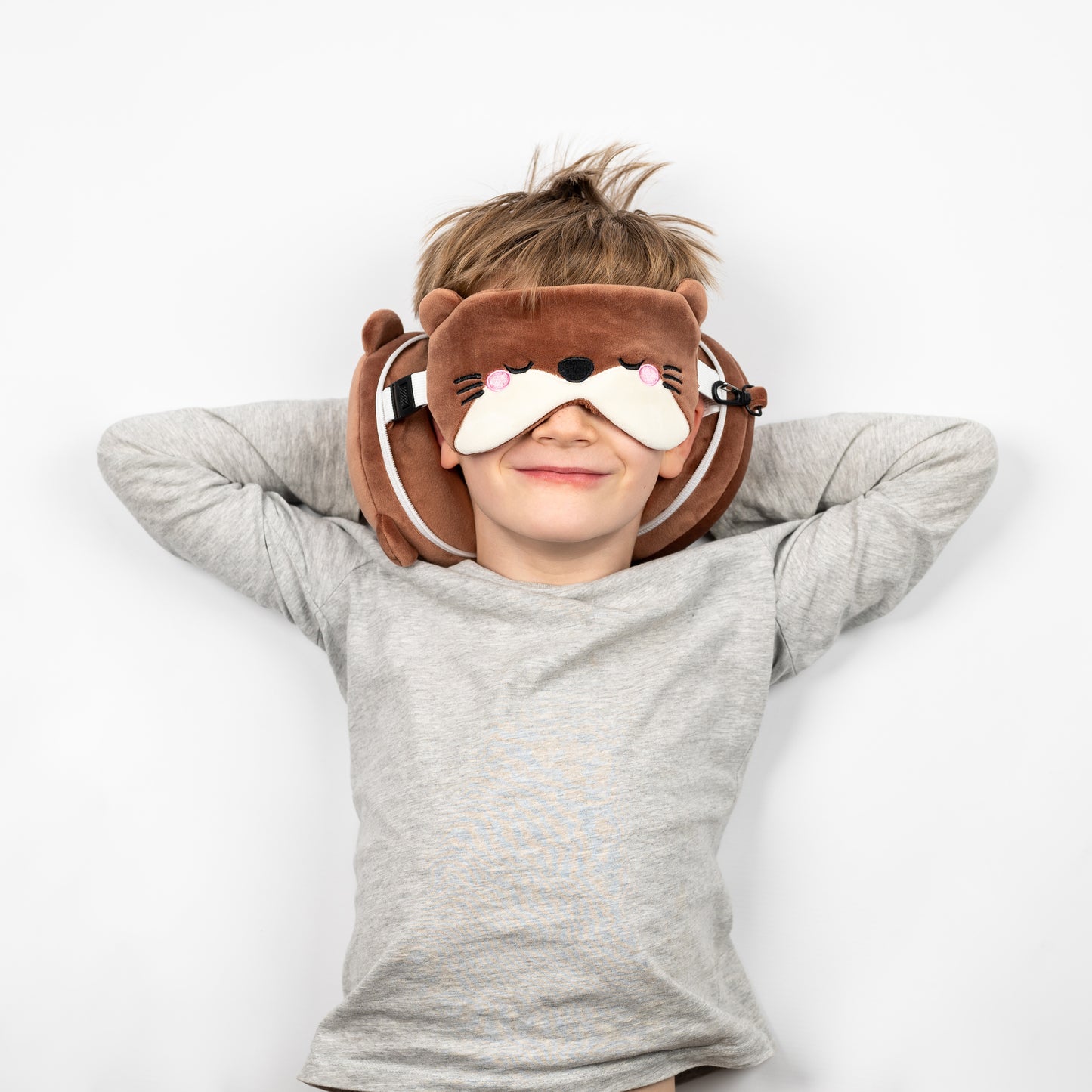Kids Travel Pillow & Eye Mask - Henry the Otter