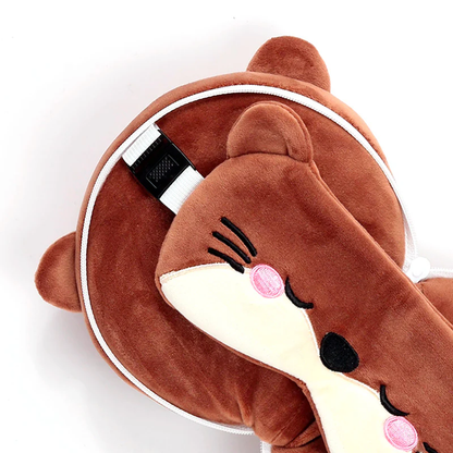 Kids Travel Pillow & Eye Mask - Henry the Otter