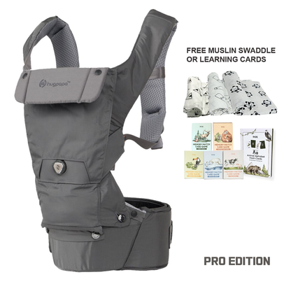 Dial-Fit BOA Pro Edition 3-in-1 Hip Seat Baby Carriers with Free Gift