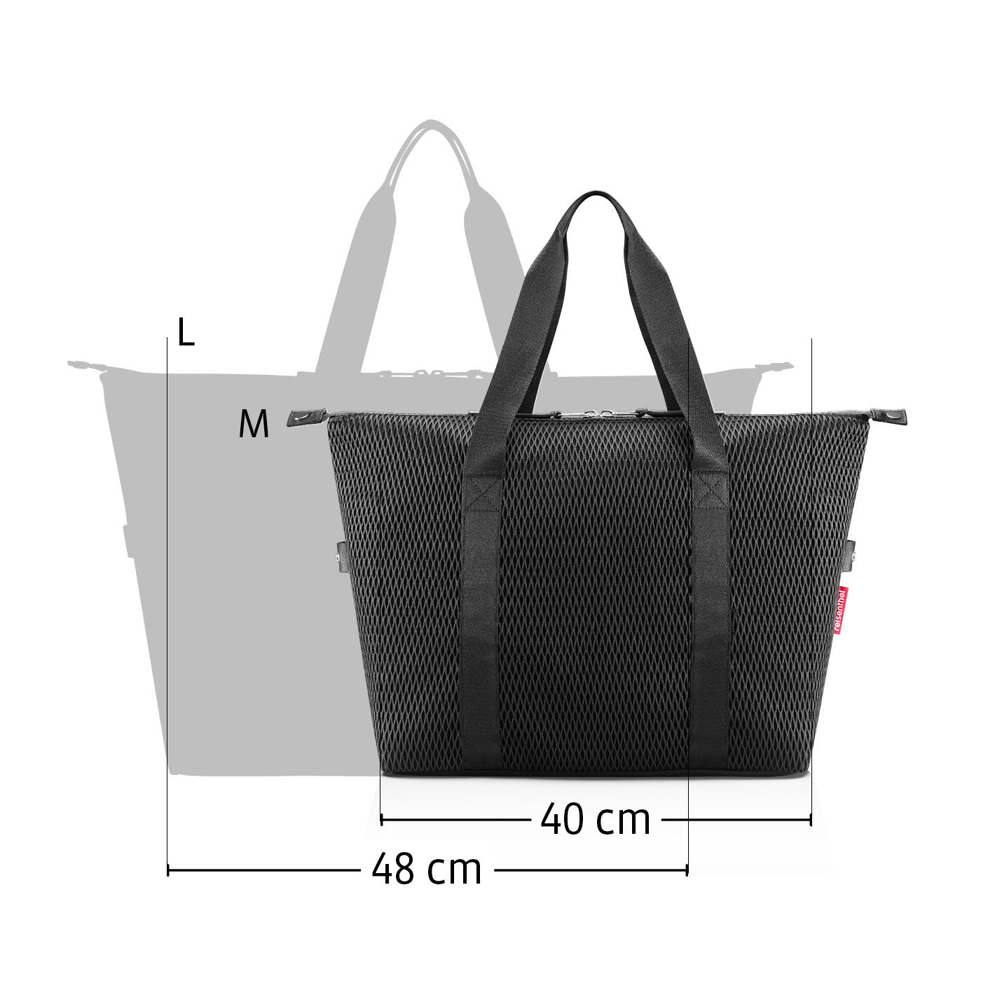 Extralite Weekender M Tote Bag - Mesh Black