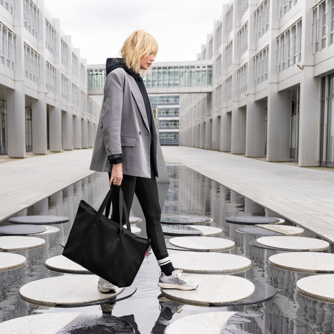 Extralite Shopper L Tote Bag - Mesh Black