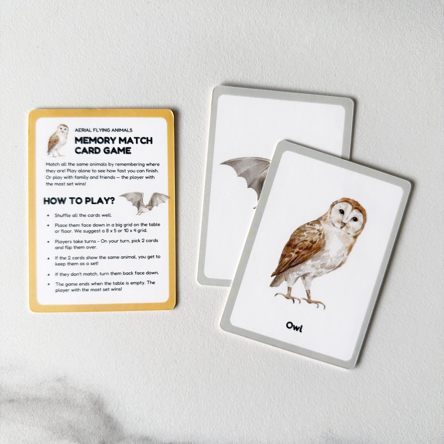 Memory Match Kids Playing Cards