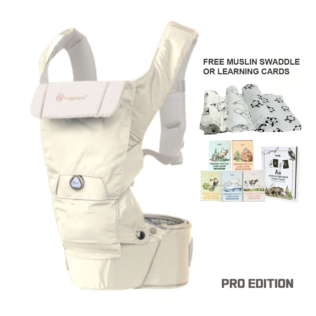 Dial-Fit BOA Pro Edition 3-in-1 Hip Seat Baby Carriers with Free Gift