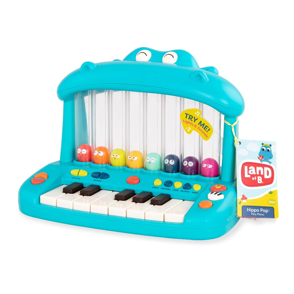 Hippo Pop Musical Toy Keyboard