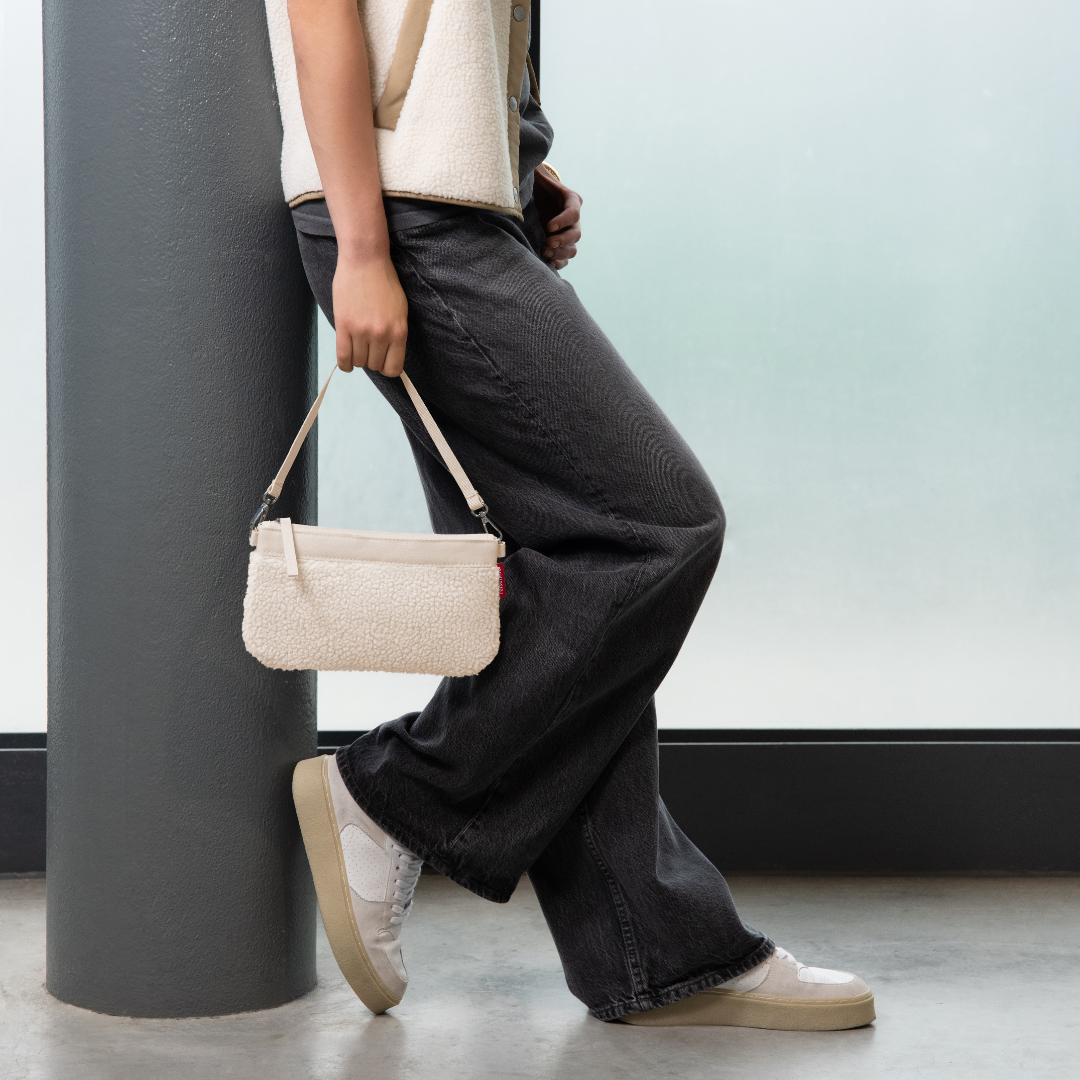 Mini Pouch Shoulder Bag - Teddy Sand