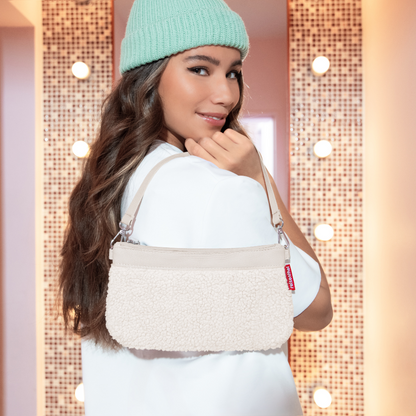 Mini Pouch Shoulder Bag - Teddy Sand
