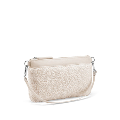 Mini Pouch Shoulder Bag - Teddy Sand