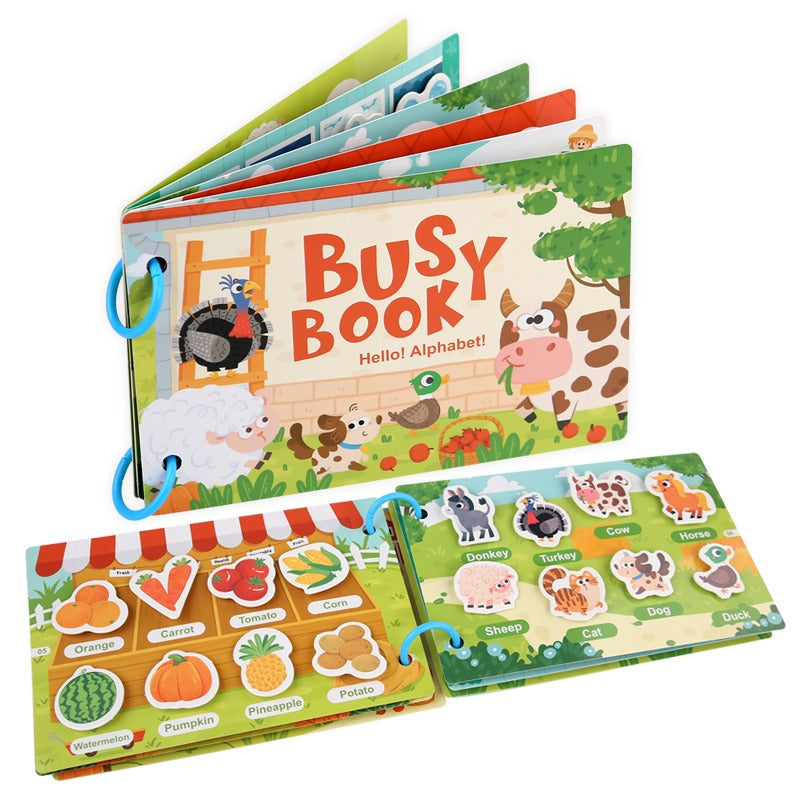 Early Learning Activity Montessori Book - Hello! Alphabet!