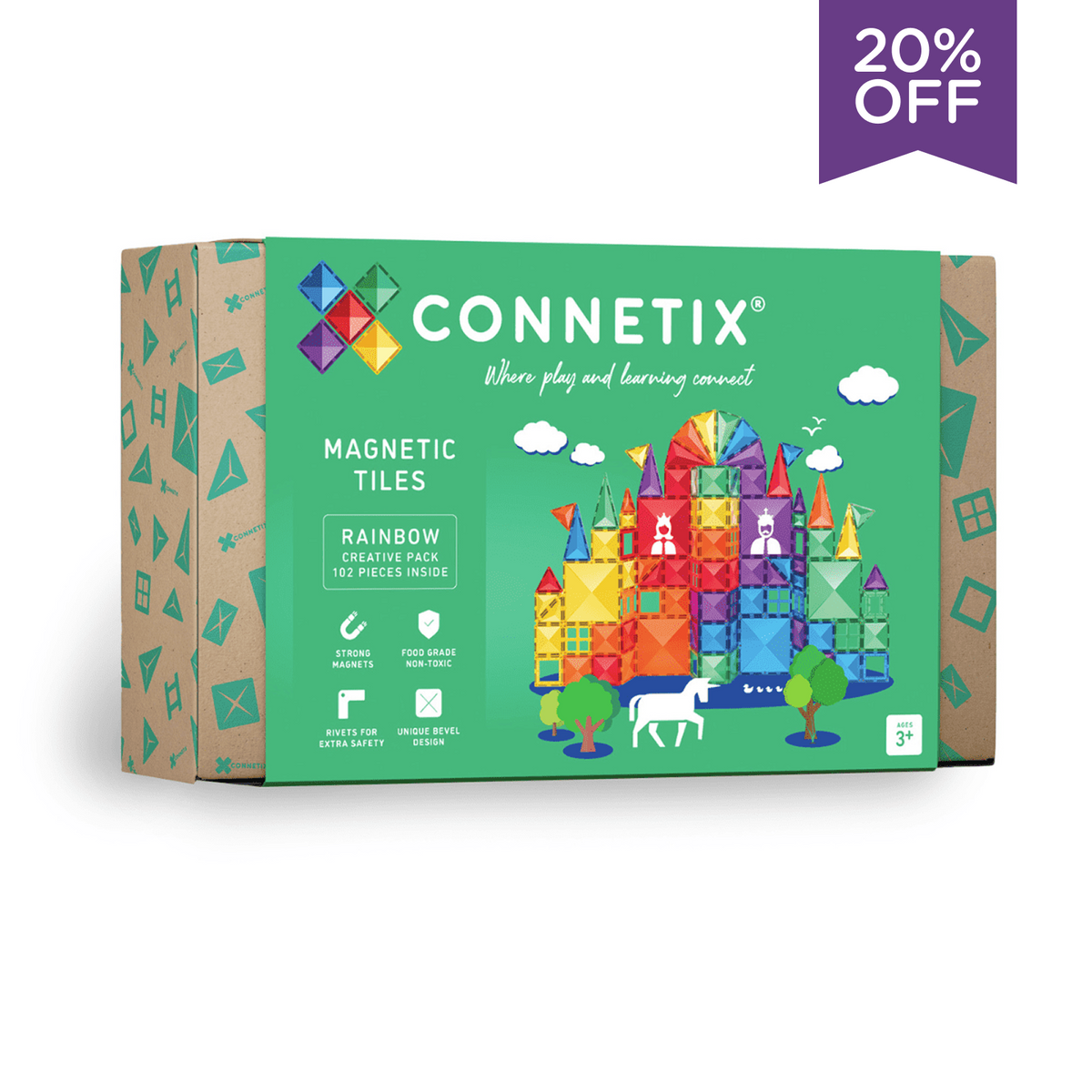 Rainbow Creative Pack - 102 Pieces