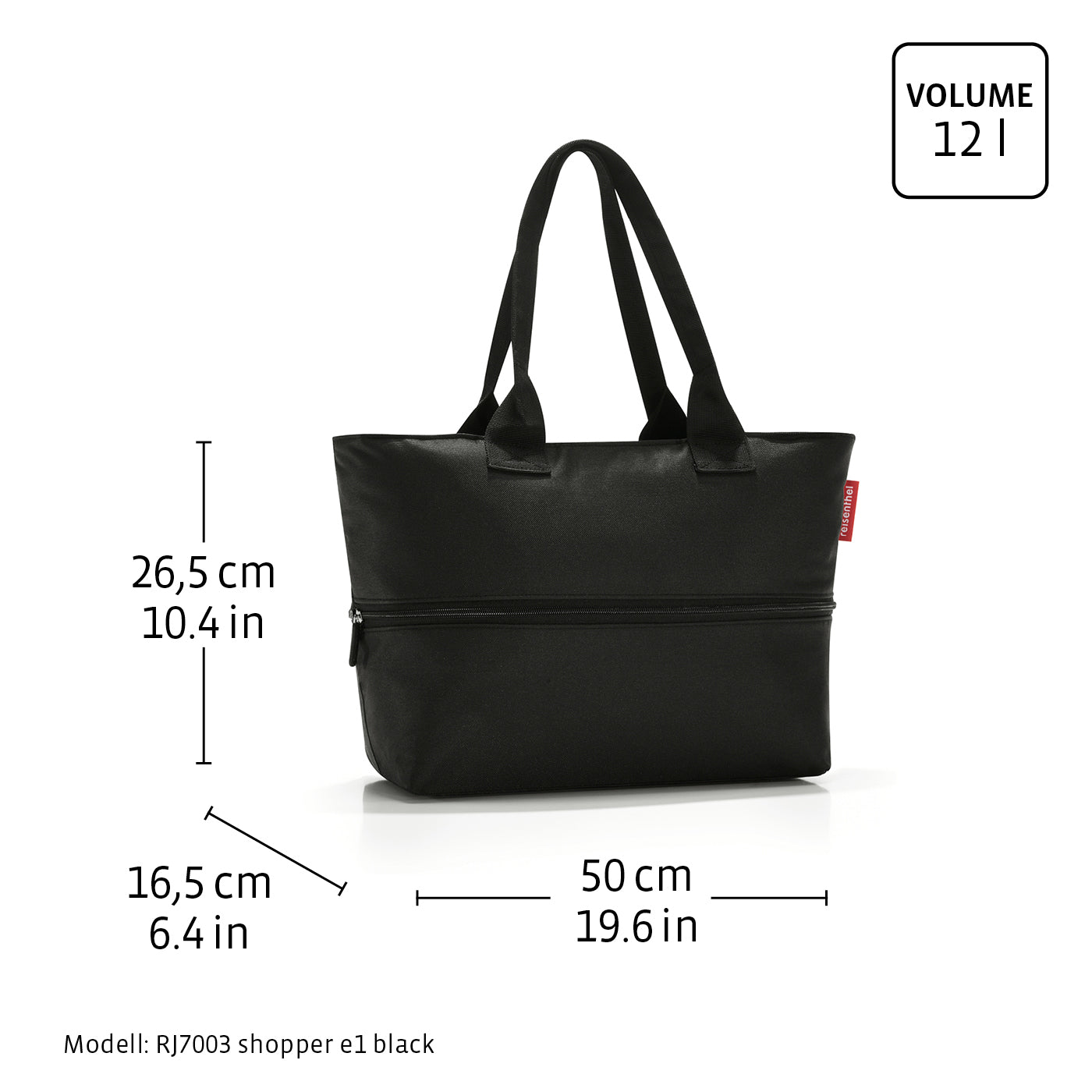 Shopper E1 Expandable Tote Bag