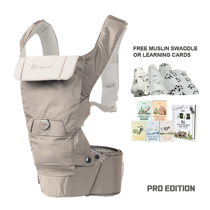 Dial-Fit BOA Pro Edition 3-in-1 Hip Seat Baby Carriers with Free Gift