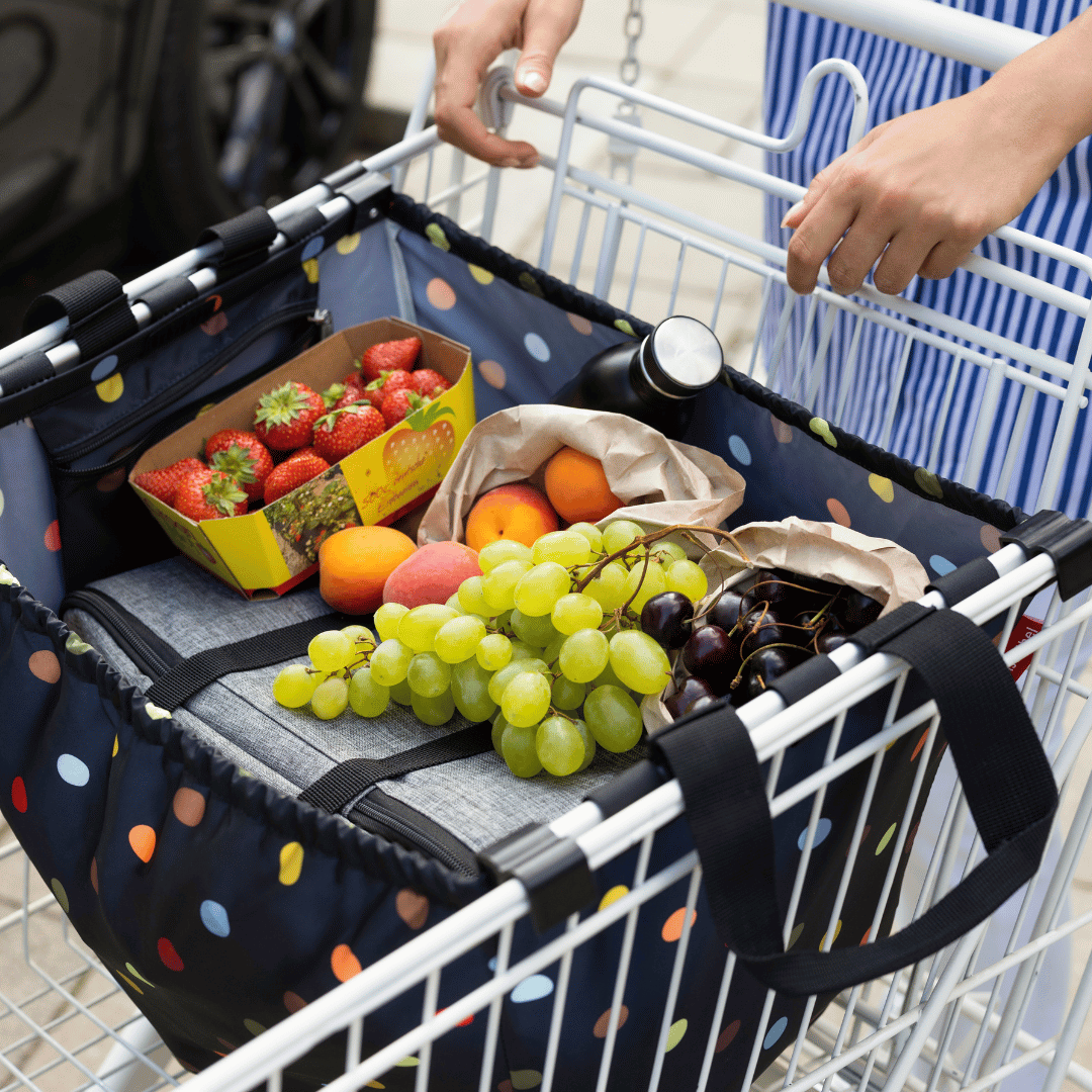 Easy Shopping Bag Tote - Dots