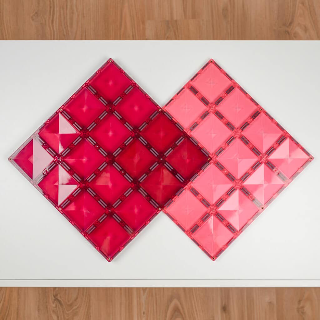 Pastel Pink & Berry Base Plate - 2 Pieces