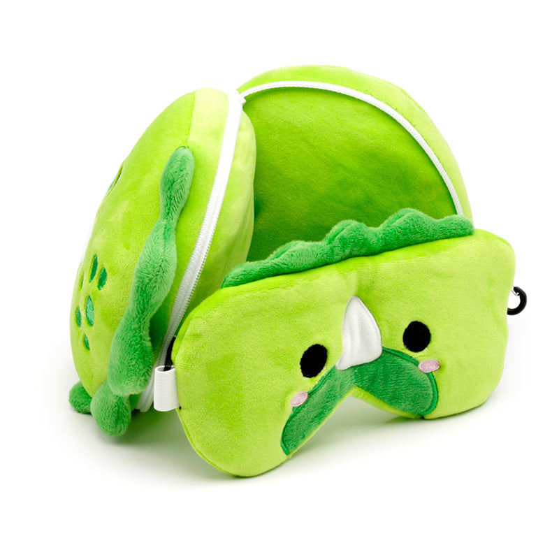 Kids Travel Pillow & Eye Mask - Dino
